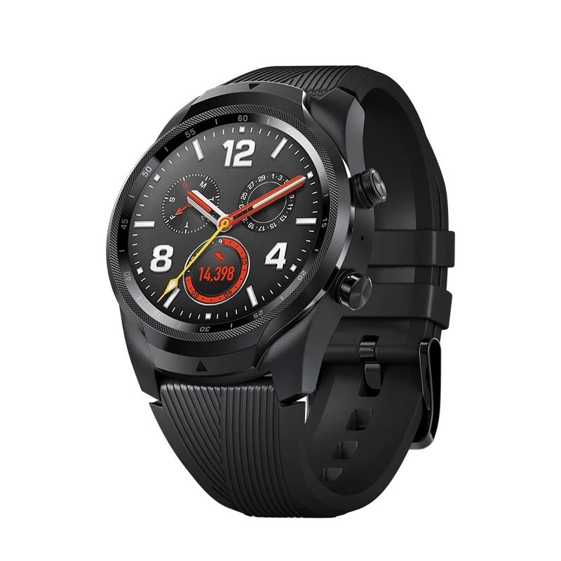 Новые спортивные цифровые кварцевые часы Ticwatch Pro 4G для фитнеса, Мужские автоматические умные часы с ремешком 202