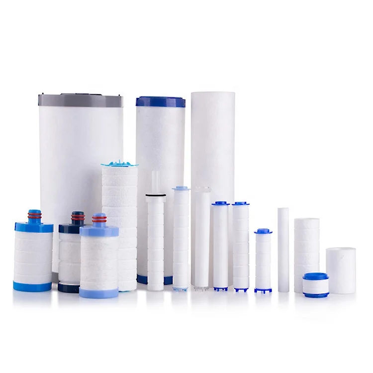 Rust remove 5 micrometer eco- friendly pp filter for  shower head