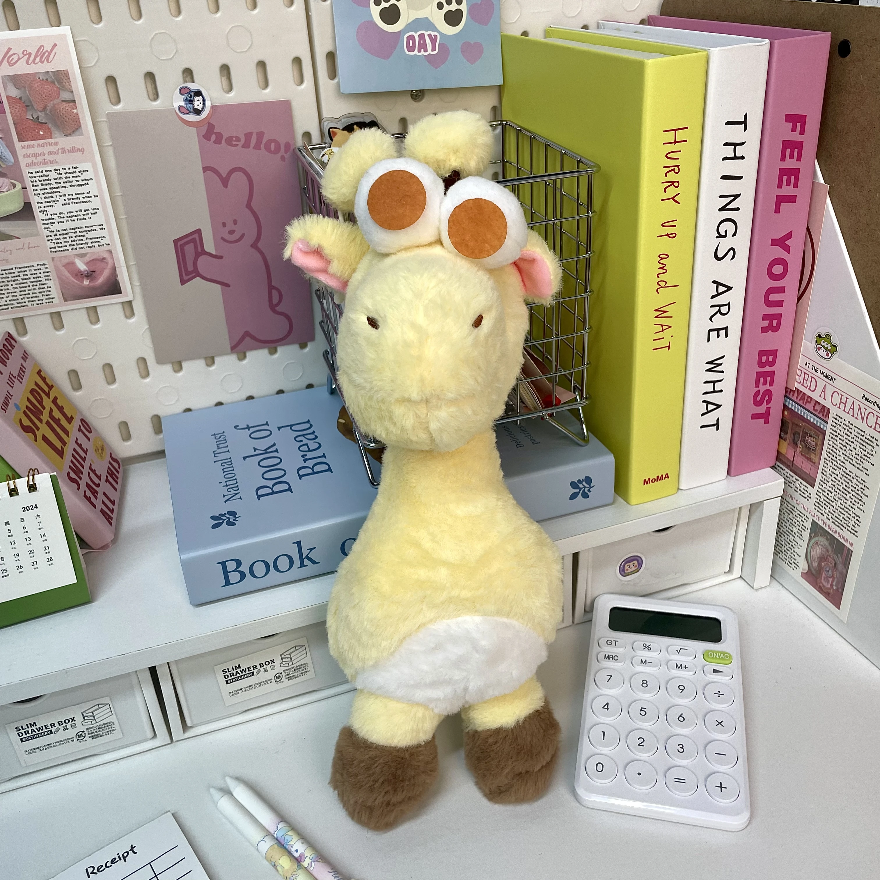 High Quality Cute Deer Stuffed Animal Plush Toy Soft Cloth Sewing Technique Embroidered Polyester Party Claw Machine Toy/Gift