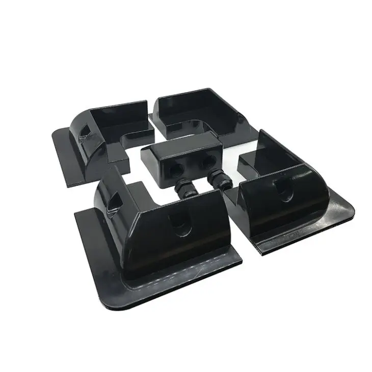 CORIGY Qualified black plastic abs caravans solar panel mounting brackets for Camper RV Yacht roof