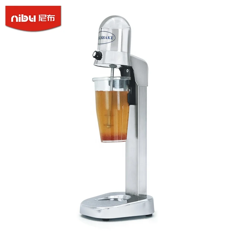 Nibu Commercial Cafe Bar Mixer Smoothie Blender Milk Shake Machine Electric Milk Shaker With Two Cups