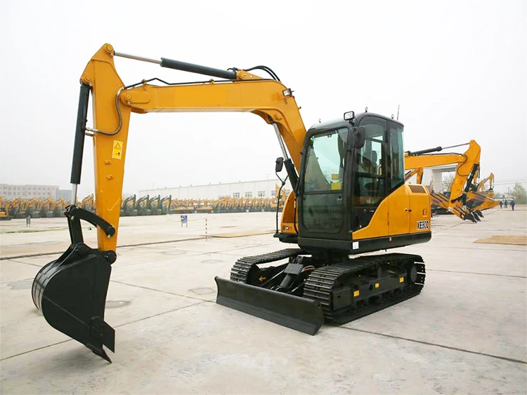 China Famous Brand mini excavator 8Ton crawler excavator XE80 with cheap price
