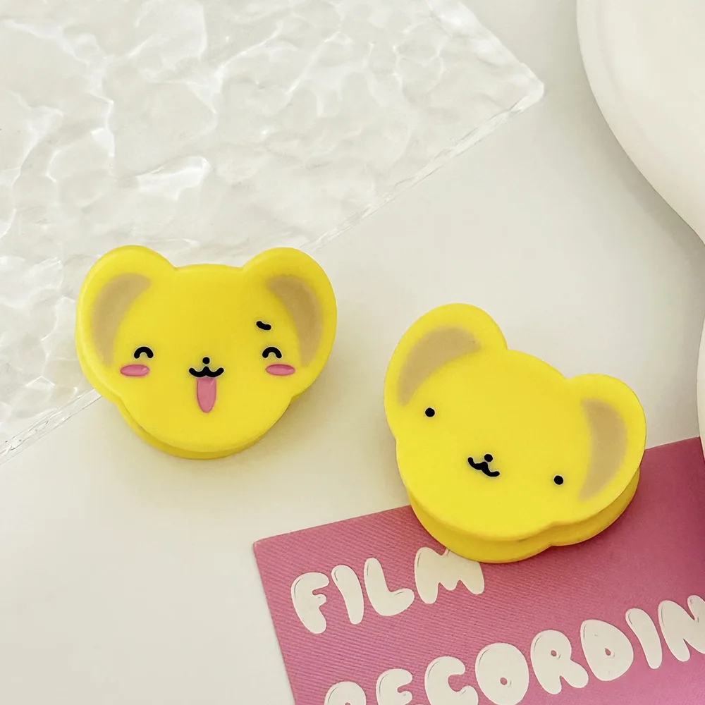 HONEY Holy Festival Cartoon True Acetate Hairpin Cute Mocha Girl Sakura Mask Creative Hairpin Little Cosby Edge Clip Girl