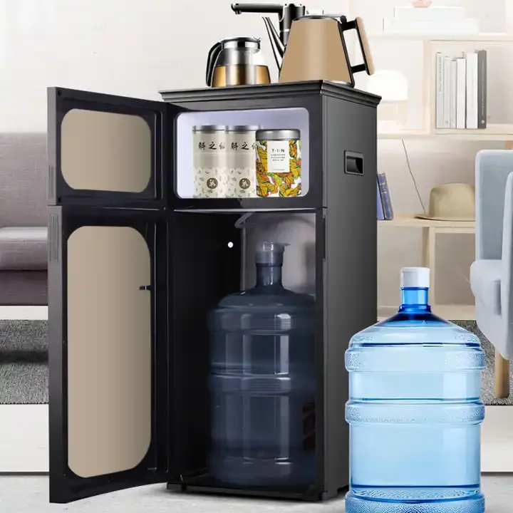 Remote Control Multi Function Vertical Drinking Cold Hot Tea Bar Machine Smart Electric Kettle Tea Bar Water Dispenser