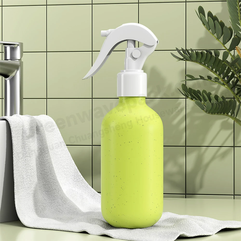 Biodegradable Free Sample 30ml-500ml Eco Friendly Wheat Straw Shampoo Bottle Packaging Recyclable