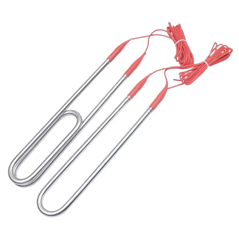 High-power submersible heating tube 380V Water tank sink bathtub U Type 304 Stainless steel heating pipe industrial heating rod