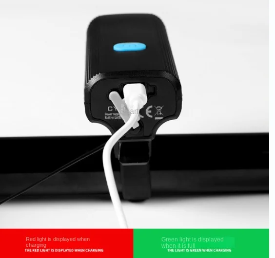 3 Modes Bicycle Front Light With Super Loud Bell Horn USB LED Headlight Cycling FlashLight Waterproof Bike Accessories