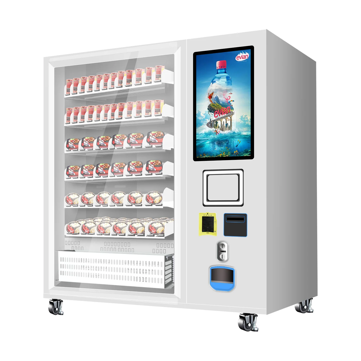 vending machine with touch screen vending machine with elevator for vegetables fruit salad