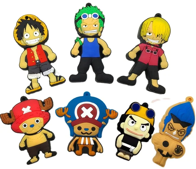 One Piece Cartoon Pirate Anime USB Flash Drive 8GB 16GB 32GB Cute Luffy/Kaiseki/Choba Fashion Custom Personality Creative Gift