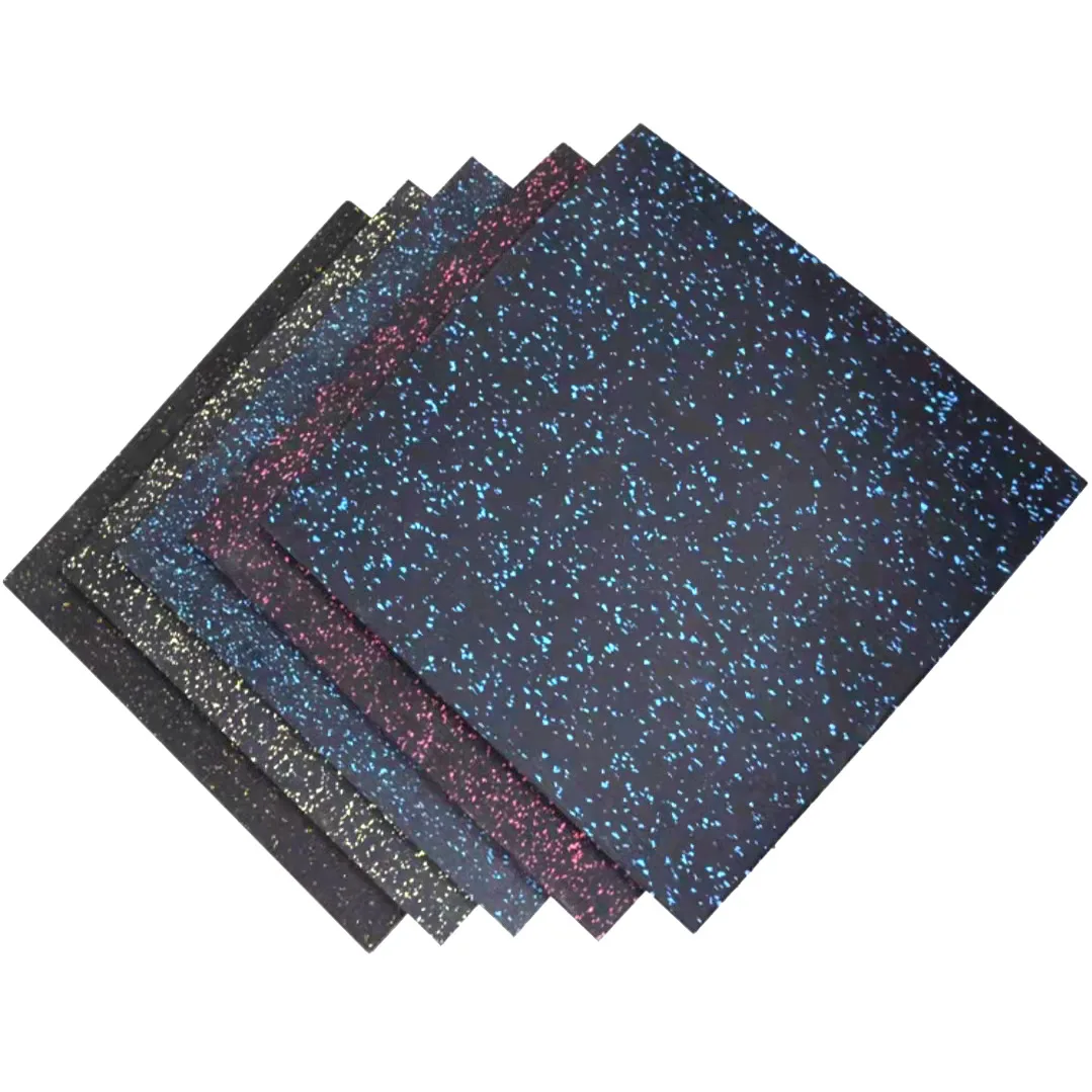 20mm Indoor Safety Anti-slip Rubber Tiles Flooring with Buckle Sports Anti-vibration Cushioning Gym Rubber Floor for Gym