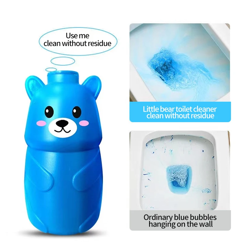 Eco Friendly High Quality Toilet  Deodorizer Blue Bubble Automatic Toilet Bowl Cleaner