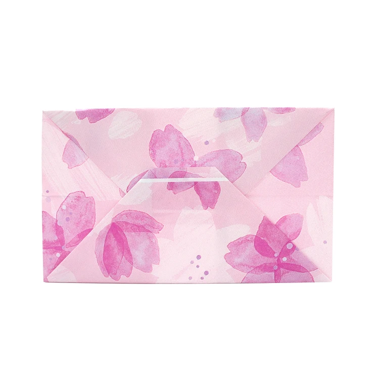 Imprinted Bags For Bread, Flowers Craft Brown Bags For Square Bottom Food Packaging White Kraft Paper Bakery Bag