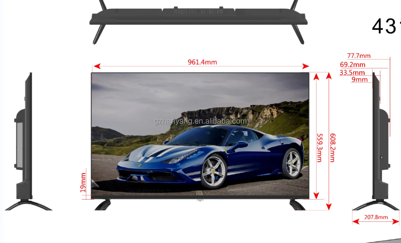 Big Screen TV For 43 Inch Smart High Quality  Wholesale  Good Price LED  Television