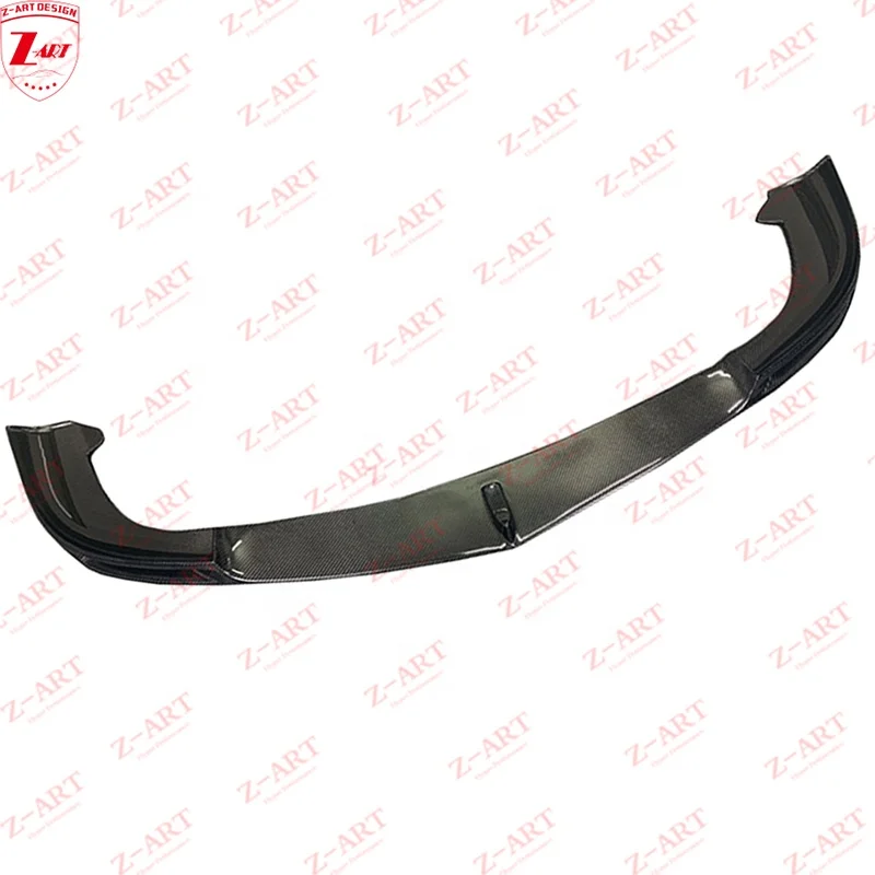 Z-ART C63 Carbon Fiber Front Chin For Benz W204 2011-2014 Carbon Fiber Front Bumper For Mercedes Benz C Class W204 C63 Body Kit