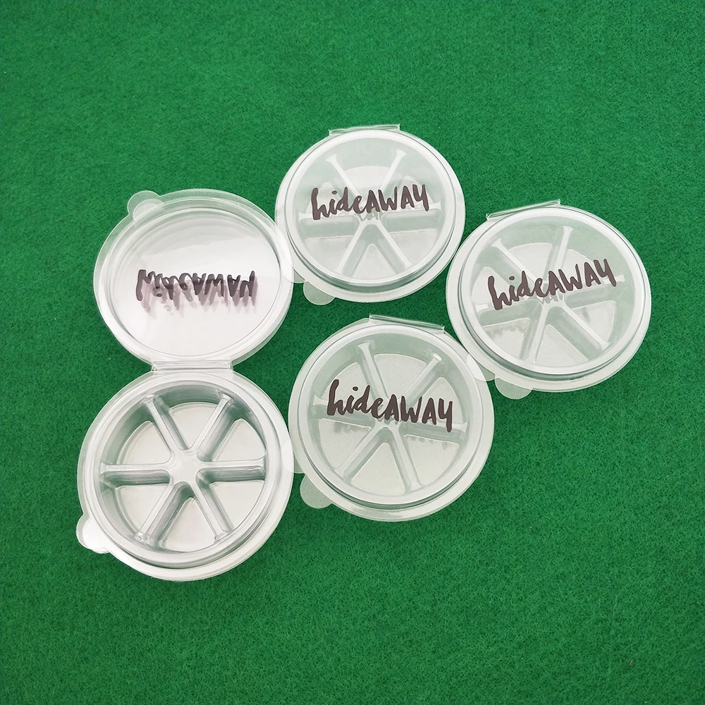 Round Shape 6 Cavity Soy Wax Melts Mmould Clamshell Packaging