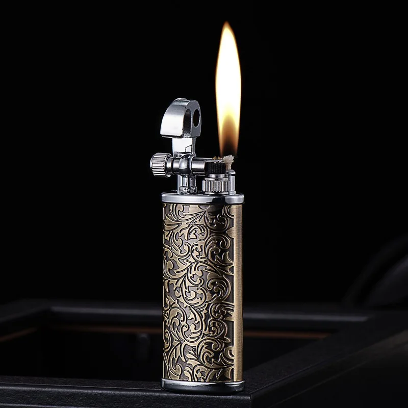 2022 New Design Metal Windproof Kerosene Lighter Custom Logo business lighter