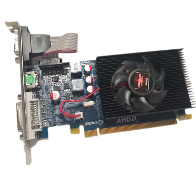 Новый чипсет amd hd6450, видеокарта 2G HD, видеокарта для настольного компьютера, независимая видеокарта в наличии, оптовая продажа