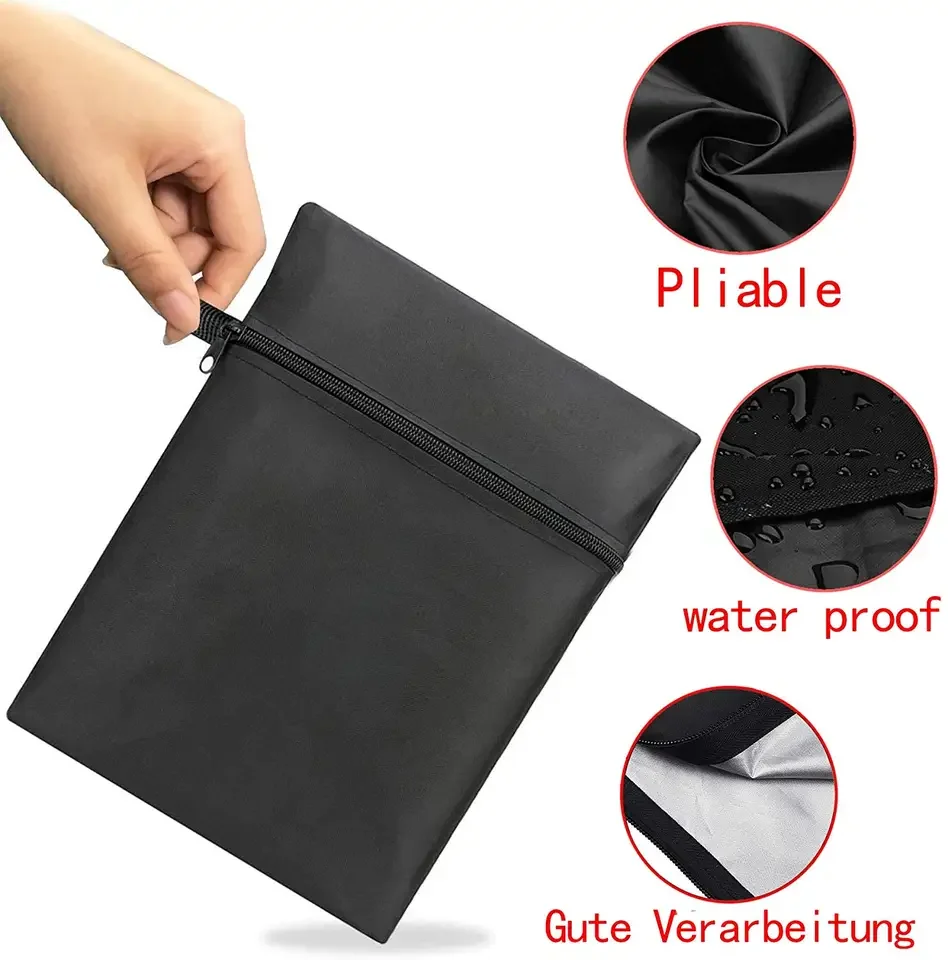420D Heavy Duty Waterproof Performance Material Fabric Insulated Pyramid Vertical Protection Heater Cover