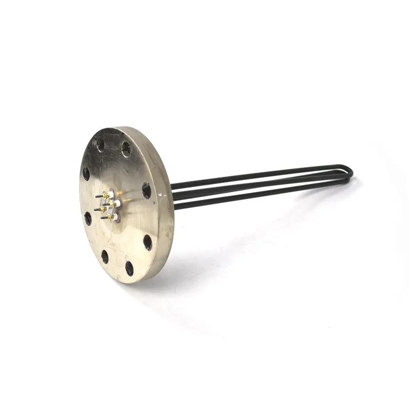 BRIGHT PTFE Coating Immersion Rod Water Heater 3KW 7000W 230V 2000W 2U Flange Heating Tube with Thermostat