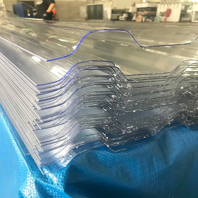 SINHAI 4 x 8 polycarbonate sheet uv corrugated hollow polycarbonate roof sheets 0.6mm-0.7mm-0.8mm-polycarbonate-sheet
