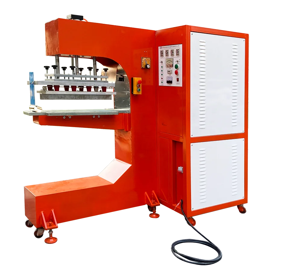 high frequency Chicken manure conveyor belt welding making machine