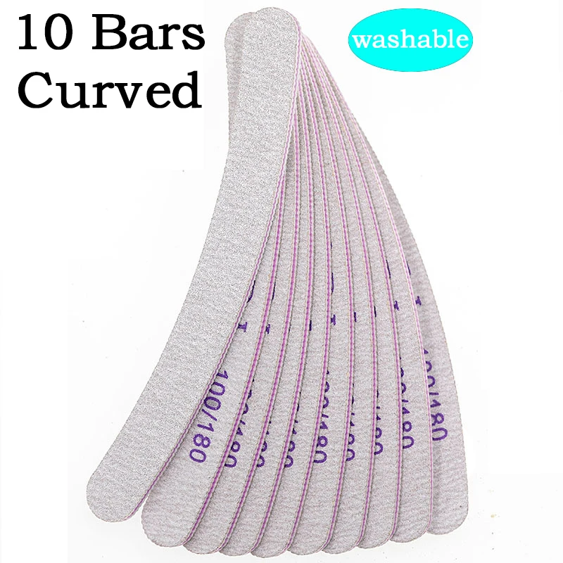 1 набор из 10 шт. лак для ногтей инструмент ГУБКА СКРАБ длинный гвоздь файл полировки полосы маникюрный Полировочный напильник