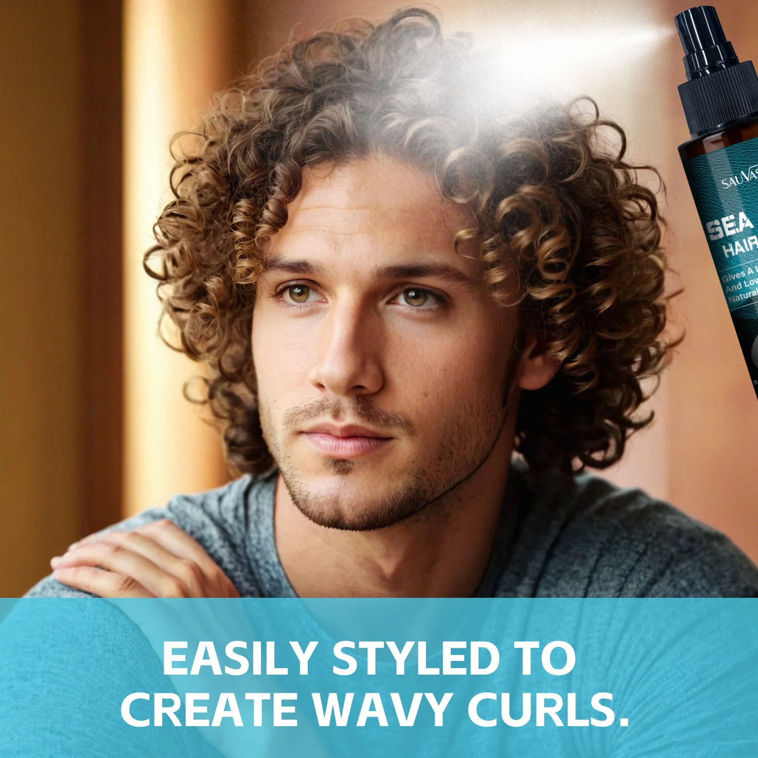 Hot Selling Hair Spray Increase Hair Thickness Low Gloss Styling Sea Salt Hair Spray Sea Salt Spray