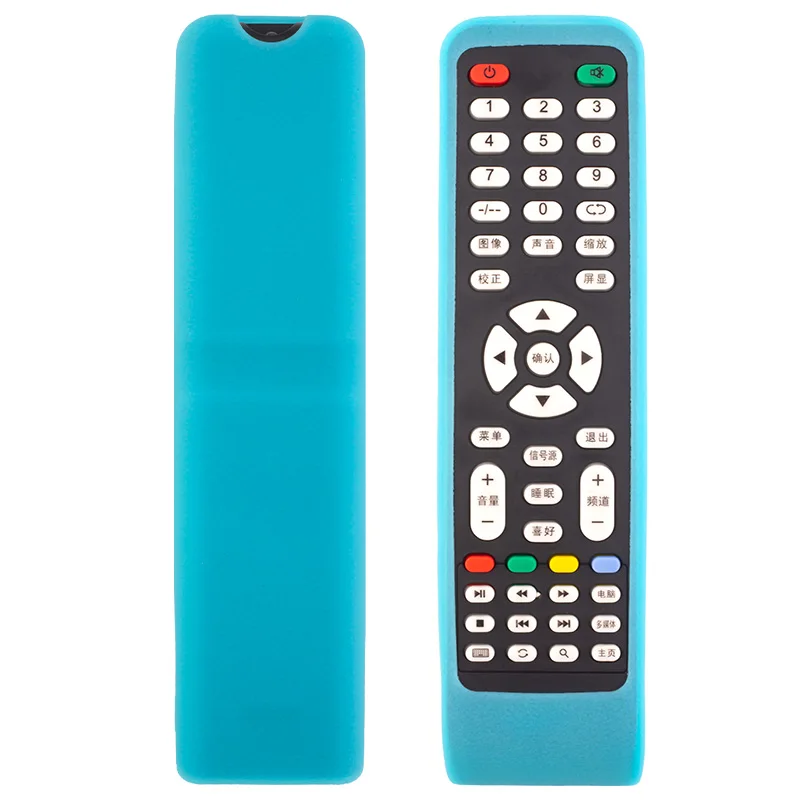 Quality Service for AOC TV Keyboard Silicone Protective Case Dustproof Black Cover for AOC Models Wireless Volume Controls