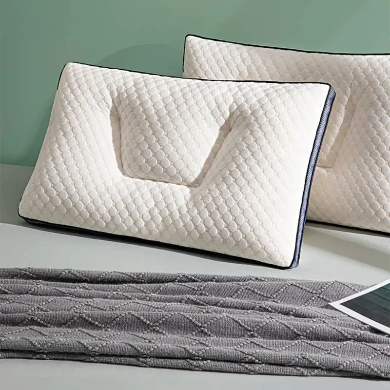 Home Hypoallergenic And Breathable Comfortable 100% Cotton Deep Sleep Pillow for Home Bed