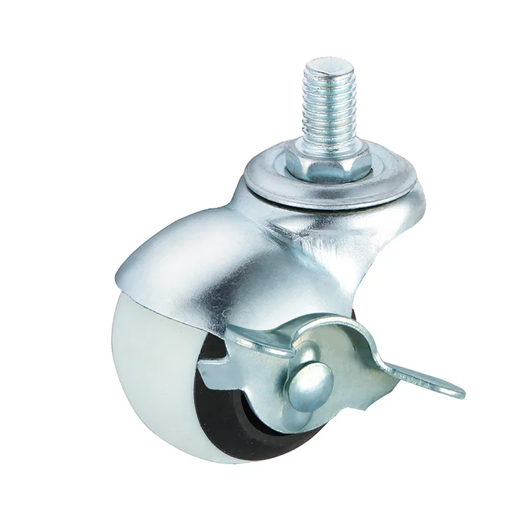 WBD Cheap price ball style 2 inch furniture caster feet / 1.5 inch rubber ball side table caster