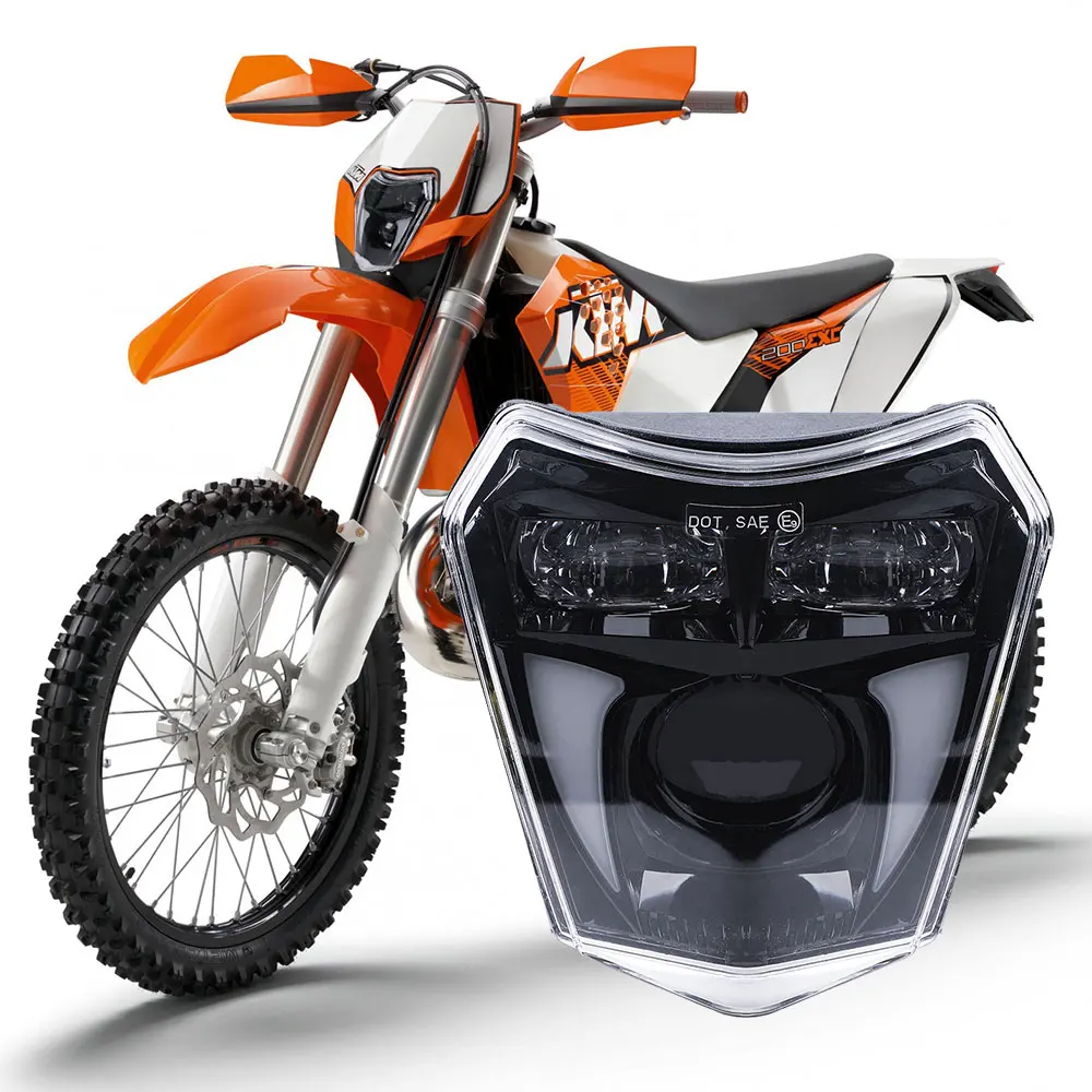 Аксессуары для мотоциклов и велосипедов-внедорожников Ktm Exc Excf 250 запасные части вспомогательные светодиодные фары головного