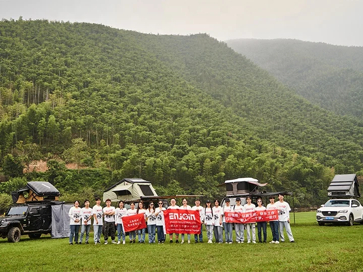 ENJOIN 4X4 Aluminum 4x4 offroad equipment foxwing awning outdoor camping for SUV and Truck popular 270 awning poleless tent