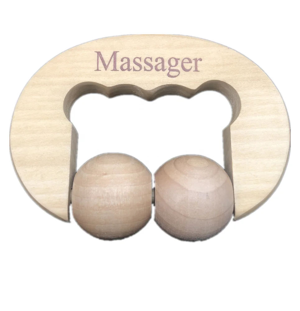 Hot Sale Wooden Massage Roller Wholesale Eliminate Fatigue Eco Friendly Contemporary Wood Massager