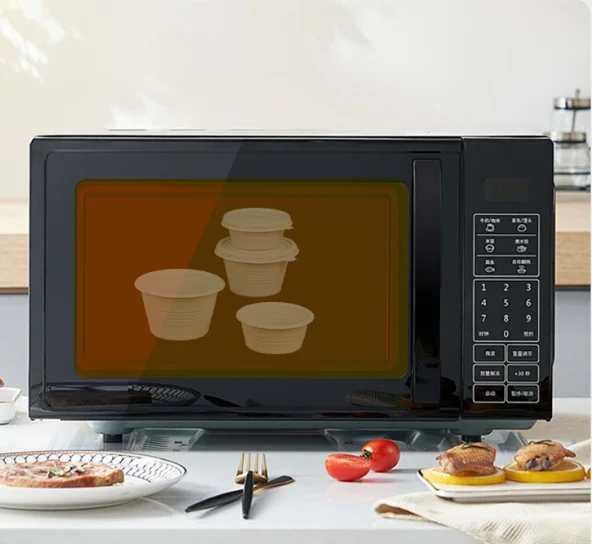 Disposable Biodegradable Compostable CPLA portion cup with lids small sauce cup corn starch cup