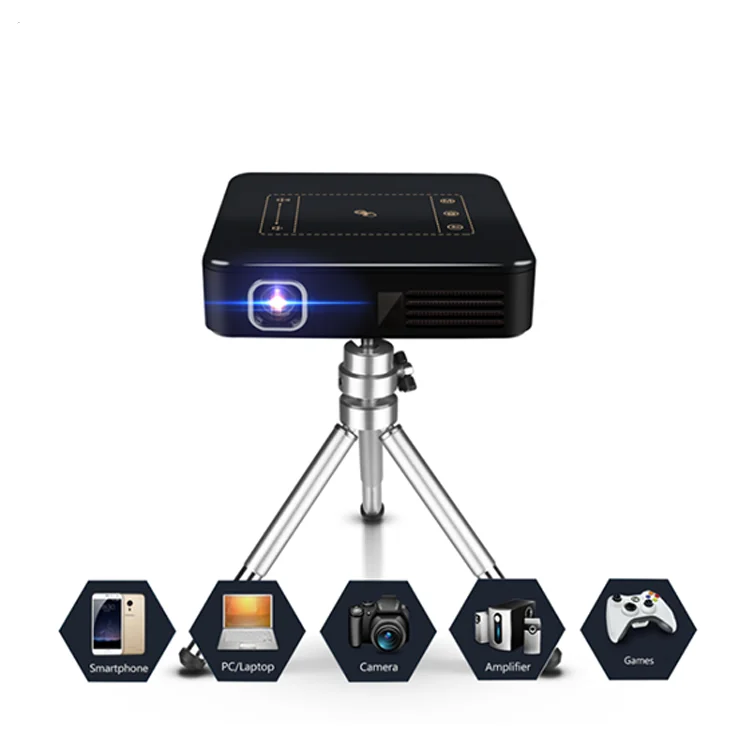  Высококачественный мини-проектор 4k с сенсорной панелью dlp Заводская