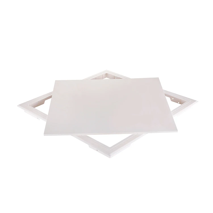 Hongsen Pallet Type 35*35 CM White Coating ABS Plastic Ceiling Access Panel Removable