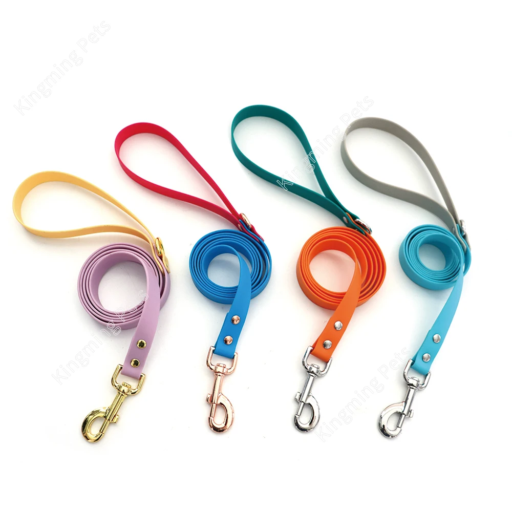 Wholesale the latest pvc color bumping design waterproof lightweight outdoor sports pet dog harness and leash
