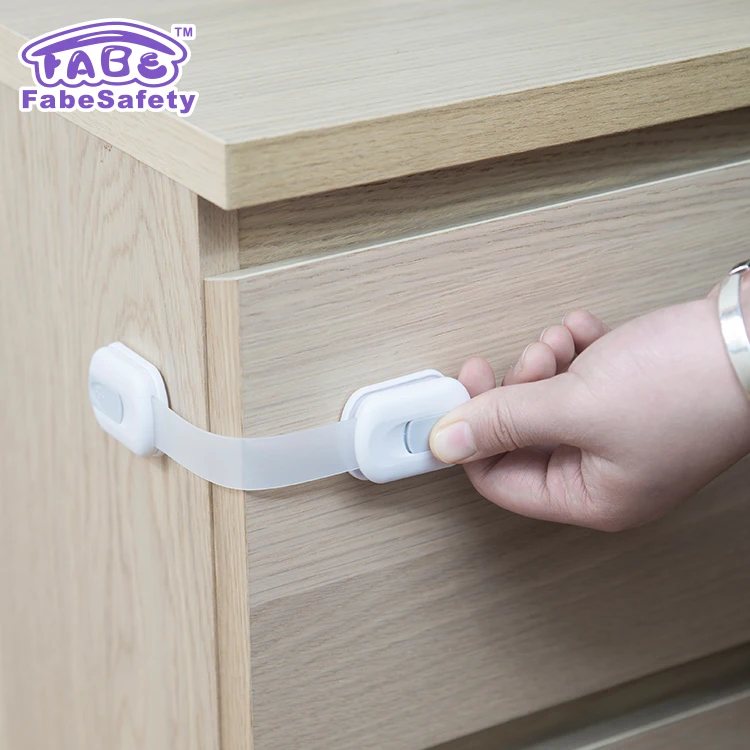 Trending Home Use Safety Cabinet with Double-Headed Push Button ABS Material for Baby & Dog Claws Protection