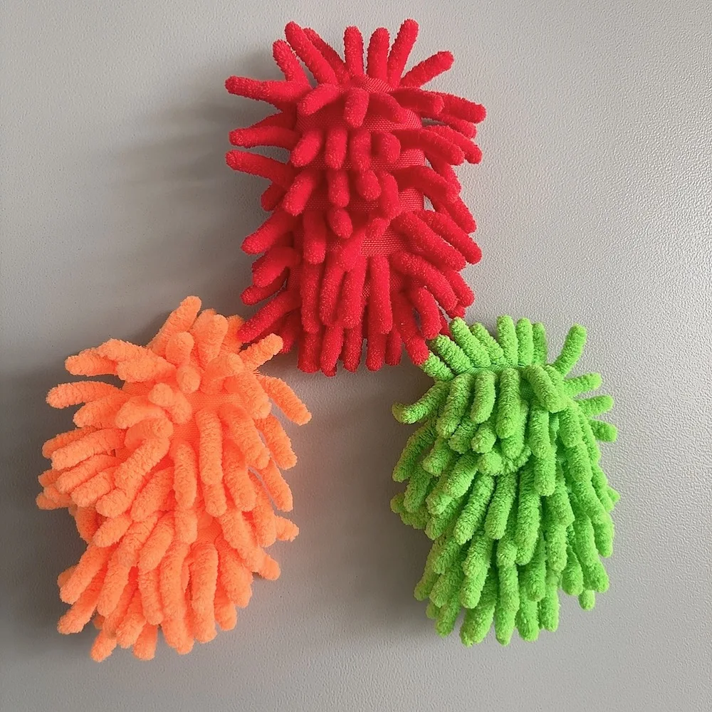 Magnetic Microfiber Chenille Shag Whiteboard Custom Dry Erase Eraser Multipurpose Washable Cleaning Sponge