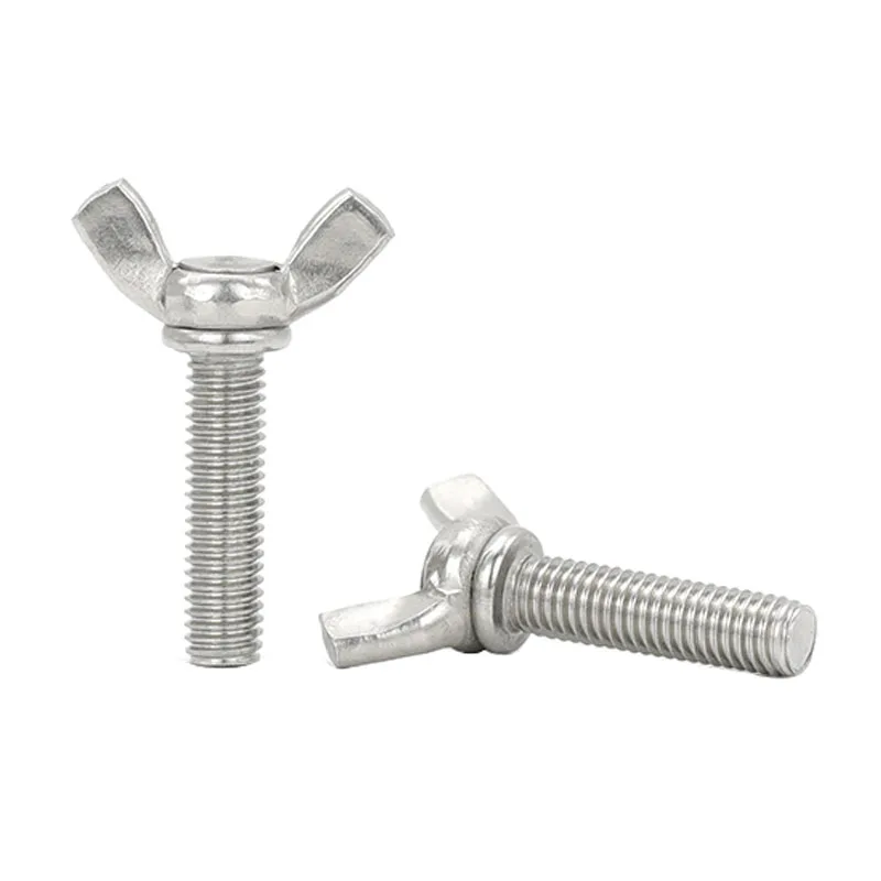 Direct sale butterfly screw SS304 316 stainless steel bolt wing bolt