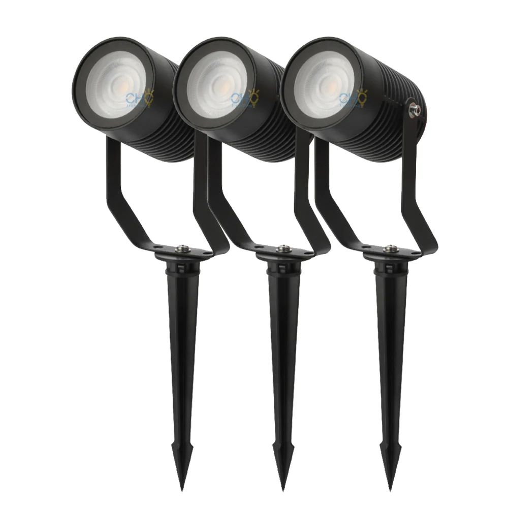 GU10 MR16 LED Version is optional IP65 Aluminium Park Yard Outdoor Garden Spike Spot Light