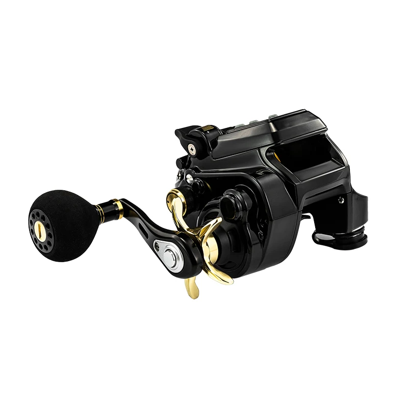 Ecooda Electric Fishing Reel Saltwater EZH 3000/5000 Size Big Drag Power Electric Hose Reel 12V DC Jigging Reel