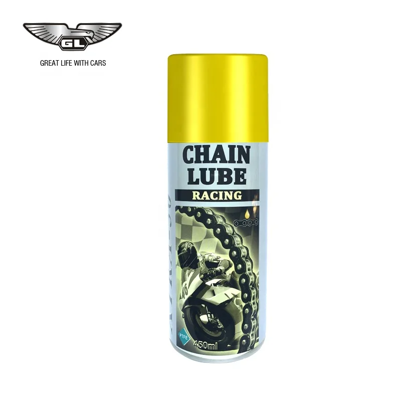 
GL High quality Motor bike chain lube lubricant oil spray 