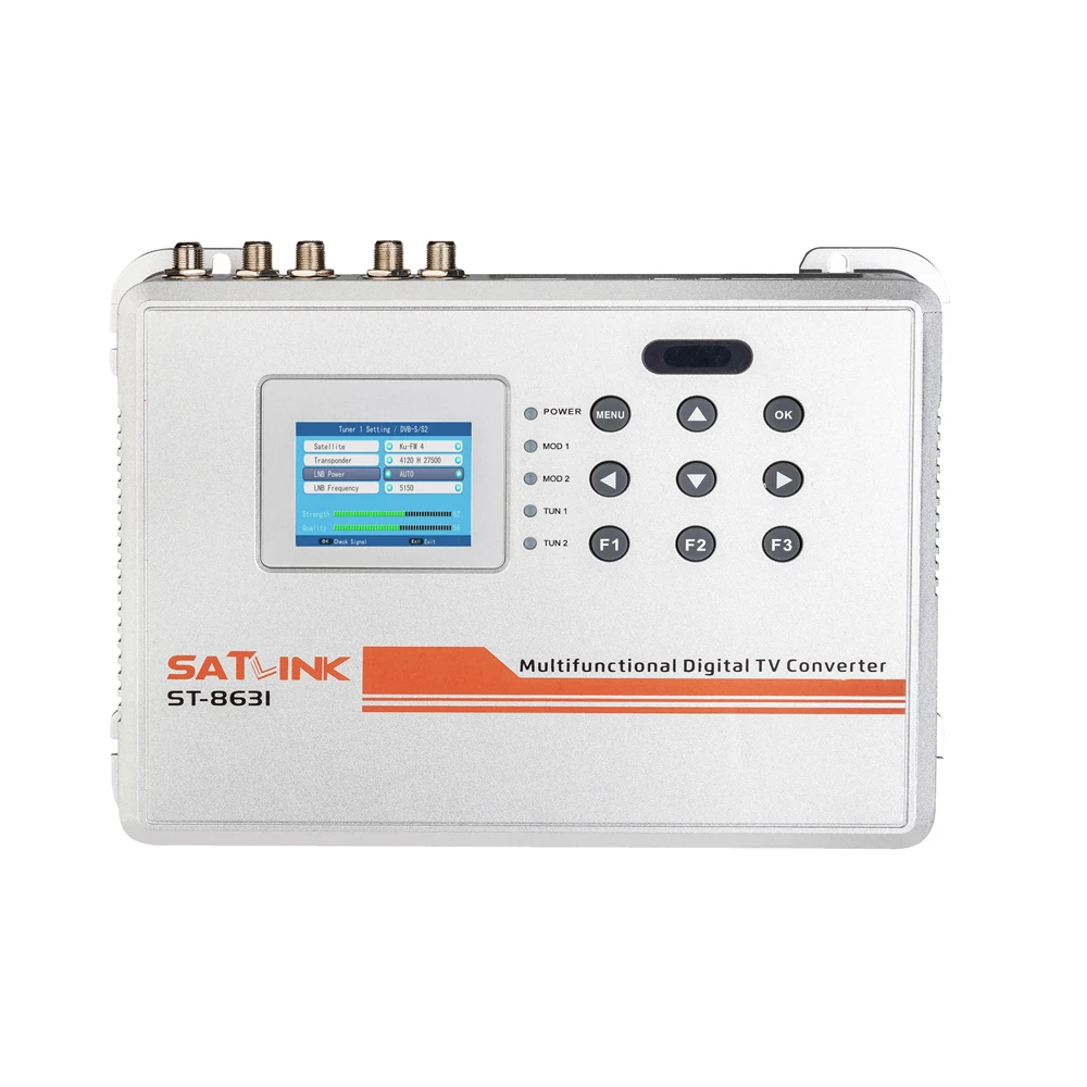 Оригинальный Satlink ST-8631 Многофункциональный цифровой ТВ преобразователь DVB-S2 DVB-T2/C Finder чем ST-5150 ST-6986 модулятор комплект компьютерной приставки к телевизору