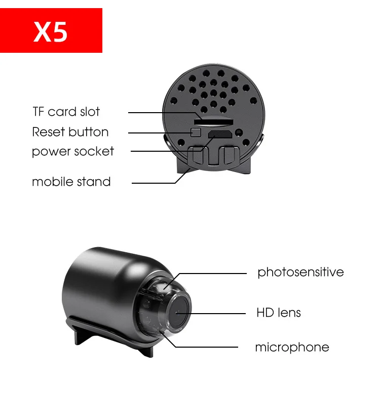 Portable HD 1080P DIY WiFi IP Mini Camera Wireless USB Micro Webcam Camcorder Night Vision Video Intelligent Recorder