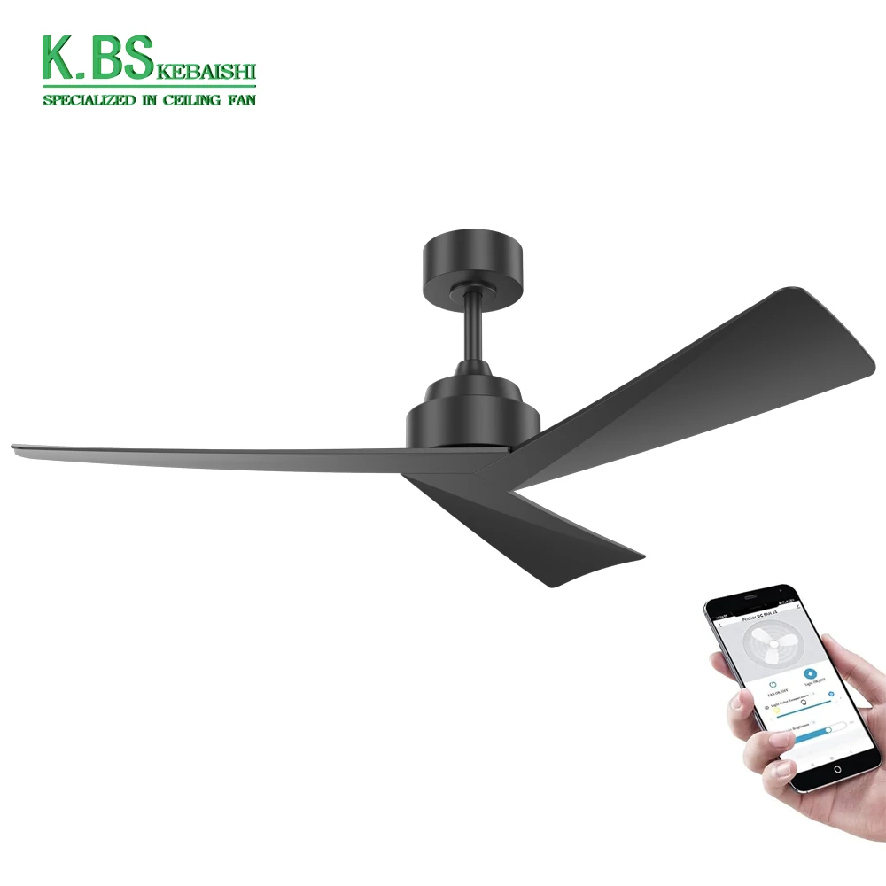 New Remote Control  Ceiling Fan 3 Blade Modern DC Motor Ceiling Fan For Household