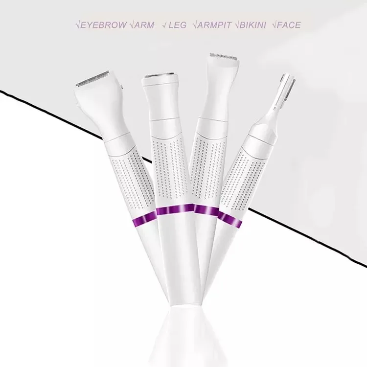 Cross-Border New Multifunctional Electric Usb Rechargeable Depilator Lady Shaver Electric Eyebrow Wash Depilator