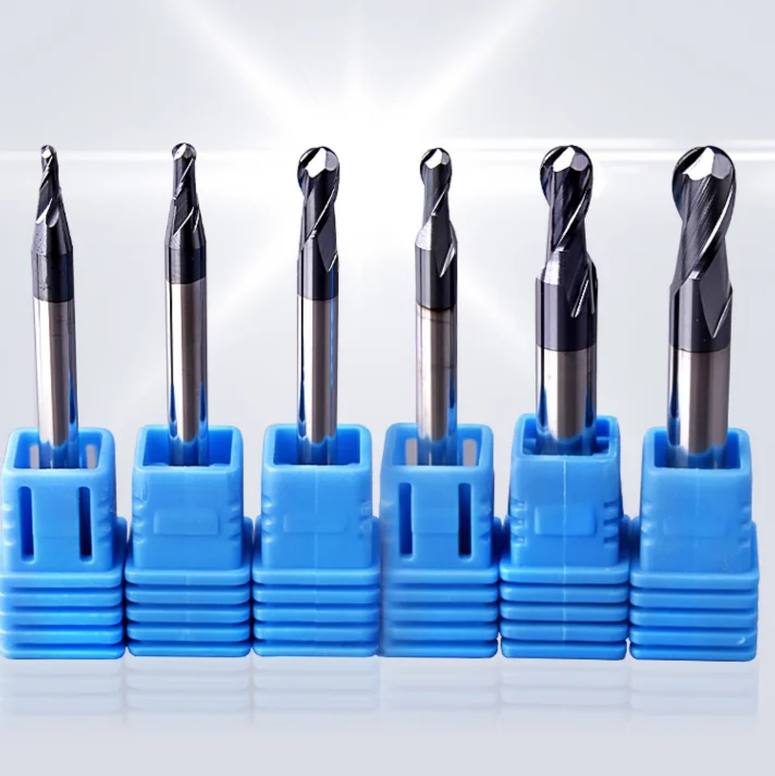 
HRC45*6mm Cylinder Ball End Cutter/Ball Head End Mill, Ssolid Carbide Bball Nose End Mill, Carbide End Milling Cutter. 