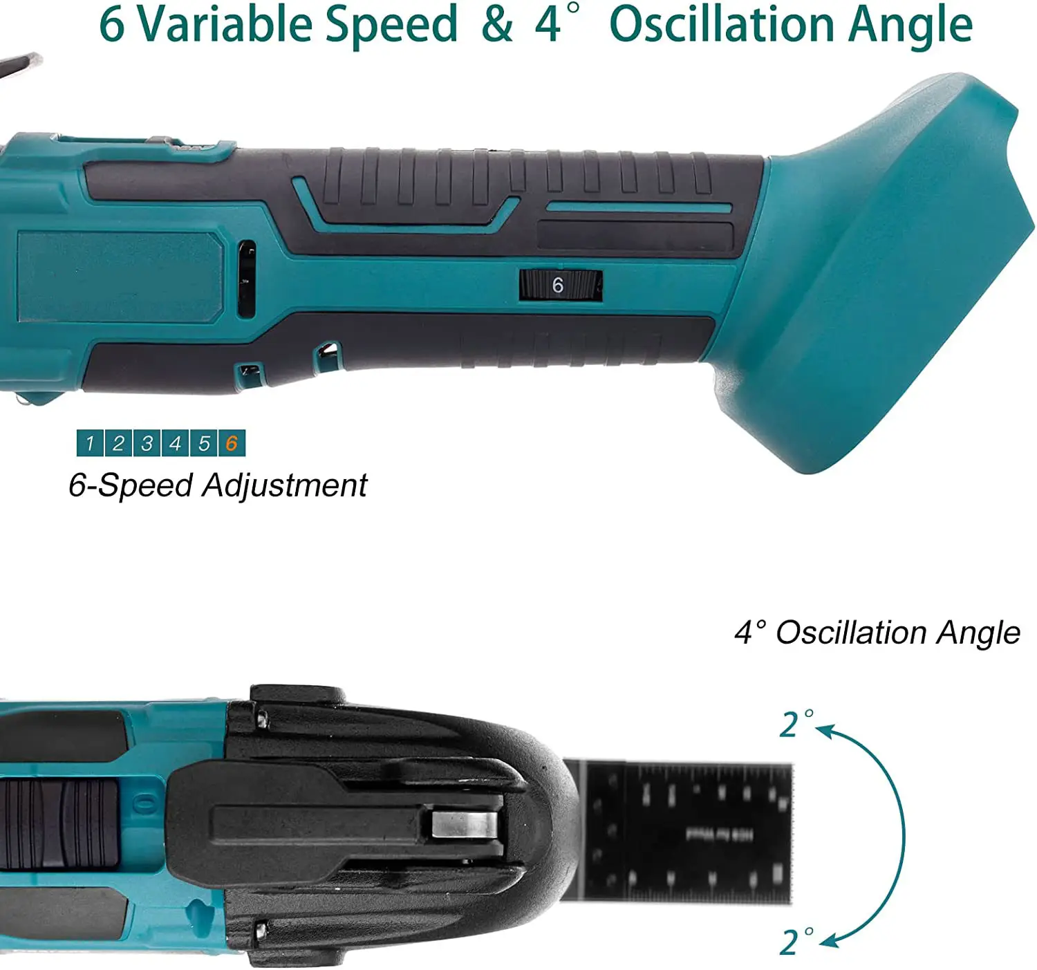 21V Lithium Battery Cordless Oscillating Tool Kit Cordless Multi Tool Multi Oscillating Tool
