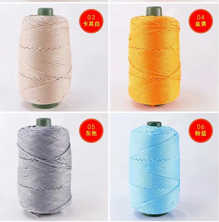 Пеньковая веревка плетеная витая вязаная пряжа крючком чесаный хлопок смешанные принадлежности для рукоделия